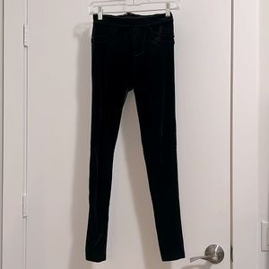 Sanctuary Faux Suede Leggings Pull On Pants Black Women’s Size XS